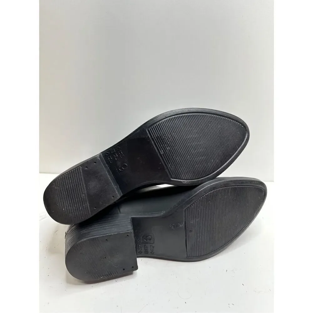 Jeffrey Campbell Boots Women 6 Havana Matte Black Waterproof Pointed Toe Booties